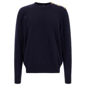 Balmain Men's Leone Catena Button Sweater